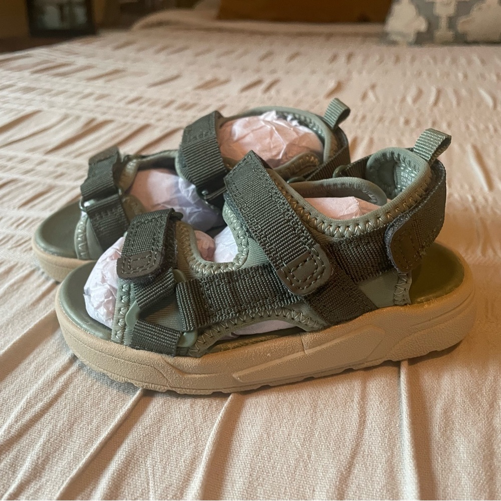 Kids Green Sandals